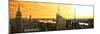Panoramic Landscape - Empire State Building - Sunset - Manhattan - New York City - United States-Philippe Hugonnard-Mounted Photographic Print