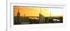 Panoramic Landscape - Empire State Building - Sunset - Manhattan - New York City - United States-Philippe Hugonnard-Framed Photographic Print