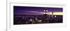 Panoramic Landscape - Empire State Building - Sunset - Manhattan - New York City - United States-Philippe Hugonnard-Framed Photographic Print