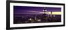 Panoramic Landscape - Empire State Building - Sunset - Manhattan - New York City - United States-Philippe Hugonnard-Framed Photographic Print