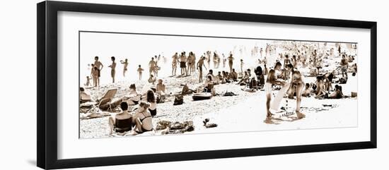 Panoramic Landscape - French beach - France-Philippe Hugonnard-Framed Photographic Print