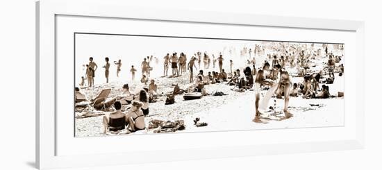 Panoramic Landscape - French beach - France-Philippe Hugonnard-Framed Photographic Print