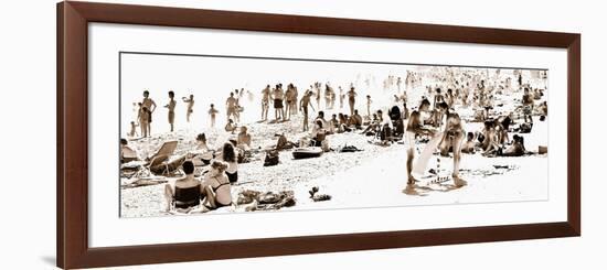 Panoramic Landscape - French beach - France-Philippe Hugonnard-Framed Photographic Print