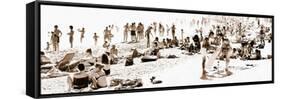 Panoramic Landscape - French beach - France-Philippe Hugonnard-Framed Stretched Canvas