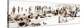 Panoramic Landscape - French beach - France-Philippe Hugonnard-Stretched Canvas