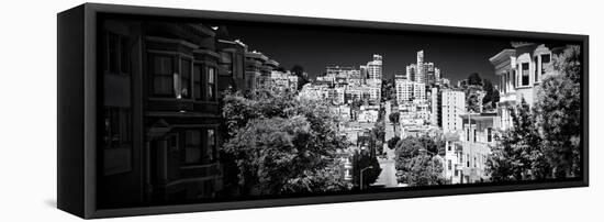 Panoramic Landscape - Golden Gate Bridge - San Francisco - California - United States-Philippe Hugonnard-Framed Stretched Canvas