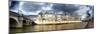 Panoramic Landscape - Ile Saint Louis - Paris - France-Philippe Hugonnard-Mounted Photographic Print