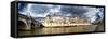 Panoramic Landscape - Ile Saint Louis - Paris - France-Philippe Hugonnard-Framed Stretched Canvas