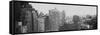Panoramic Landscape Manhattan Buildings-Philippe Hugonnard-Framed Stretched Canvas