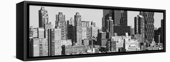 Panoramic Landscape - Manhattan - New York City - United States-Philippe Hugonnard-Framed Stretched Canvas