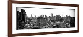 Panoramic Landscape Midtown Manhattan at Sunset-Philippe Hugonnard-Framed Photographic Print