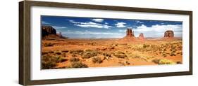 Panoramic Landscape - Monument Valley - Utah - United States-Philippe Hugonnard-Framed Photographic Print