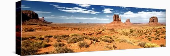 Panoramic Landscape - Monument Valley - Utah - United States-Philippe Hugonnard-Stretched Canvas