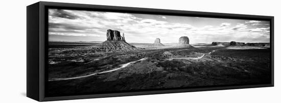 Panoramic Landscape - Monument Valley - Utah - United States-Philippe Hugonnard-Framed Stretched Canvas