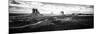 Panoramic Landscape - Monument Valley - Utah - United States-Philippe Hugonnard-Mounted Photographic Print