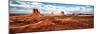 Panoramic Landscape - Monument Valley - Utah - United States-Philippe Hugonnard-Mounted Photographic Print