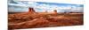 Panoramic Landscape - Monument Valley - Utah - United States-Philippe Hugonnard-Mounted Photographic Print