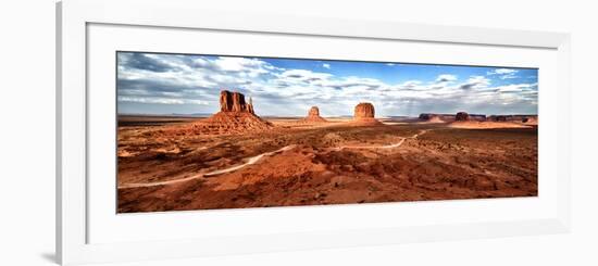 Panoramic Landscape - Monument Valley - Utah - United States-Philippe Hugonnard-Framed Photographic Print