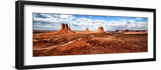 Panoramic Landscape - Monument Valley - Utah - United States-Philippe Hugonnard-Framed Premium Photographic Print