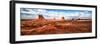 Panoramic Landscape - Monument Valley - Utah - United States-Philippe Hugonnard-Framed Premium Photographic Print