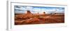 Panoramic Landscape - Monument Valley - Utah - United States-Philippe Hugonnard-Framed Premium Photographic Print