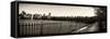 Panoramic Landscape - Path around the Jacqueline Kennedy Onassis Reservoir-Philippe Hugonnard-Framed Stretched Canvas