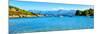 Panoramic Landscape, Saint Florent Creek, Mediterranean, Corsica, France-Philippe Hugonnard-Mounted Photographic Print