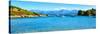 Panoramic Landscape, Saint Florent Creek, Mediterranean, Corsica, France-Philippe Hugonnard-Stretched Canvas