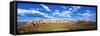 Panoramic Landscape - Thunder Mountains - Sedona - Arizona - United States-Philippe Hugonnard-Framed Stretched Canvas