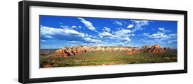 Panoramic Landscape - Thunder Mountains - Sedona - Arizona - United States-Philippe Hugonnard-Framed Photographic Print