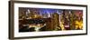 Panoramic Landscape - Times square - Manhattan - New York City - United States-Philippe Hugonnard-Framed Photographic Print