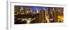 Panoramic Landscape - Times square - Manhattan - New York City - United States-Philippe Hugonnard-Framed Photographic Print