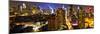 Panoramic Landscape - Times square - Manhattan - New York City - United States-Philippe Hugonnard-Mounted Photographic Print