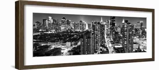 Panoramic Landscape - Times square - Manhattan - New York City - United States-Philippe Hugonnard-Framed Photographic Print