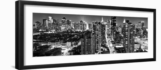 Panoramic Landscape - Times square - Manhattan - New York City - United States-Philippe Hugonnard-Framed Photographic Print