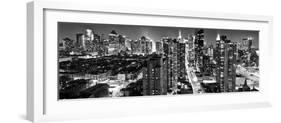 Panoramic Landscape - Times square - Manhattan - New York City - United States-Philippe Hugonnard-Framed Photographic Print