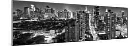 Panoramic Landscape - Times square - Manhattan - New York City - United States-Philippe Hugonnard-Mounted Photographic Print