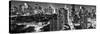 Panoramic Landscape - Times square - Manhattan - New York City - United States-Philippe Hugonnard-Stretched Canvas