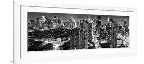 Panoramic Landscape - Times square - Manhattan - New York City - United States-Philippe Hugonnard-Framed Photographic Print