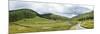 Panoramic Landscape View, Abergwesyn Valley, Powys, Wales, United Kingdom, Europe-Graham Lawrence-Mounted Photographic Print