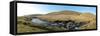 Panoramic Landscape View at Elan Valley, Cambrian Mountains, Powys, Wales, United Kingdom, Europe-Graham Lawrence-Framed Stretched Canvas