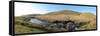 Panoramic Landscape View at Elan Valley, Cambrian Mountains, Powys, Wales, United Kingdom, Europe-Graham Lawrence-Framed Stretched Canvas