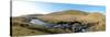 Panoramic Landscape View at Elan Valley, Cambrian Mountains, Powys, Wales, United Kingdom, Europe-Graham Lawrence-Stretched Canvas