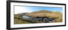 Panoramic Landscape View at Elan Valley, Cambrian Mountains, Powys, Wales, United Kingdom, Europe-Graham Lawrence-Framed Photographic Print