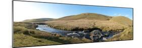 Panoramic Landscape View at Elan Valley, Cambrian Mountains, Powys, Wales, United Kingdom, Europe-Graham Lawrence-Mounted Photographic Print