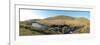 Panoramic Landscape View at Elan Valley, Cambrian Mountains, Powys, Wales, United Kingdom, Europe-Graham Lawrence-Framed Photographic Print