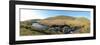 Panoramic Landscape View at Elan Valley, Cambrian Mountains, Powys, Wales, United Kingdom, Europe-Graham Lawrence-Framed Photographic Print