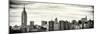 Panoramic Landscape View Manhattan with the Empire State Building and Chrysler Building - NYC-Philippe Hugonnard-Mounted Photographic Print