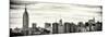 Panoramic Landscape View Manhattan with the Empire State Building and Chrysler Building - NYC-Philippe Hugonnard-Mounted Photographic Print