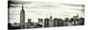 Panoramic Landscape View Manhattan with the Empire State Building and Chrysler Building - NYC-Philippe Hugonnard-Stretched Canvas